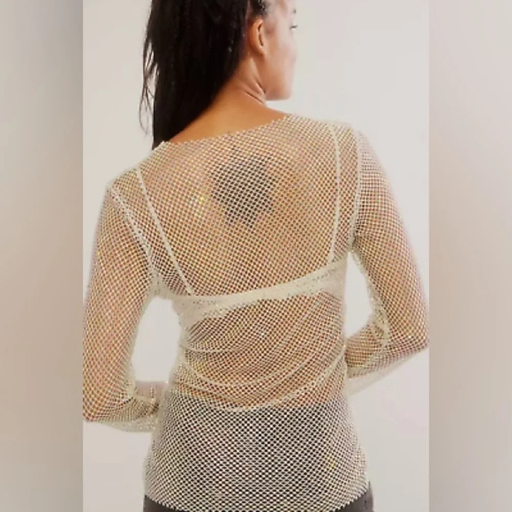 NWOT - Intimately Free People Filter Finish Long Sleeve in Ivory - Size XS
